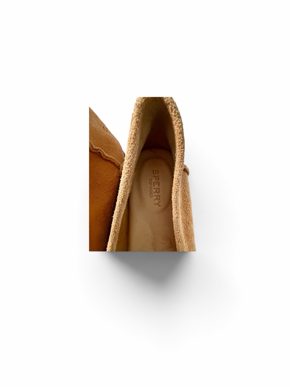 Sperry Women’s Tan Suede Penny Loafers NWOT - Picture 2 of 5